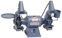 Baldor - 8" Wheel Diam x 1" Wheel Width, 3/4 hp Grinder - 3/4" Arbor Hole Diam, 1 Phase, 1,800 Max RPM, 115/230 Volts - A1 Tooling