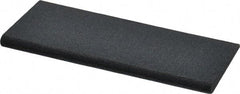 Norton - 4-1/2" Long x 1-3/4" Diam x 1/4" Thick, Silicon Carbide Sharpening Stone - Round Edge Slip, Medium Grade - A1 Tooling