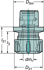 C53911432045 CAPTO ADAPTER - A1 Tooling