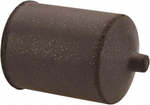 Cratex - 7/8" Max Diam x 1-1/4" Long, Cone, Rubberized Point - Medium Grade, Silicon Carbide, 1/4" Arbor Hole, Unmounted - A1 Tooling