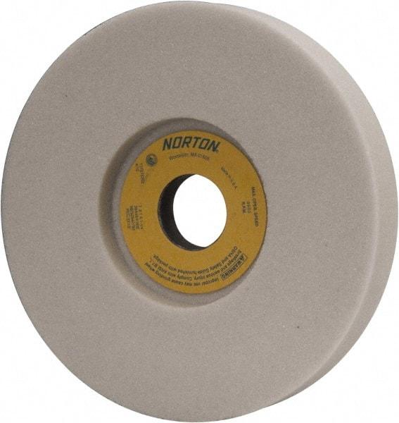 Norton - 7" Diam x 1-1/4" Hole x 1" Thick, K Hardness, 46 Grit Surface Grinding Wheel - Aluminum Oxide, Type 5, Coarse Grade, 3,600 Max RPM, Vitrified Bond, One-Side Recess - A1 Tooling