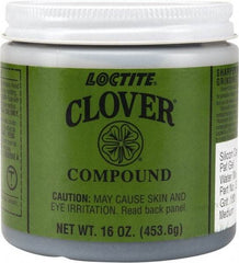 Loctite - 1 Lb Water Soluble Compound - Compound Grade Very Fine, 180 Grit, Black & Gray, Use on General Purpose - A1 Tooling