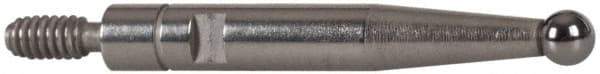 INTERAPID - 0.08" Ball Diam, Carbide, Ball Test Indicator Contact Point - 0.65" Contact Point Length, Use with Brown & Sharpe Interapid 312 Dial Test Indicators (Except 74.111965 & 74.111958) - A1 Tooling