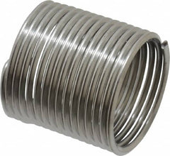 Recoil - 3/4-16 UNF, 1-1/8" OAL, Free Running Helical Insert - 15-1/8 Free Coils, Tanged, Stainless Steel, 1-1/2D Insert Length - A1 Tooling