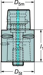 C63910163060 CAPTO ADAPTER - A1 Tooling