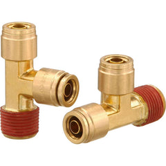 Metal Push-To-Connect Tube Fittings; Fitting Type: TEE RUN; Connection Type: Push-to-Connect x MNPT; Material: Brass; Thread Size: 1/2″; Tube Outside Diameter: 1/2; Fitting Shape: Tee; Maximum Working Pressure (Psi - 3 Decimals): 250.000; Standards: DOT;