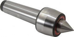 Rohm - MT6 Taper Shank, 4.134" Head Diam 2,500 Lb Capacity Live Center - 2,600 Max RPM, 3.217" Head Length, 1.9685" Point Diam, 2.264" Point Len, 7,700 Lb Max Workpc, 13.15" OAL, Standard Point - A1 Tooling