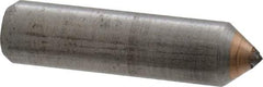 Norton - 1" Long x 1/4" Shank Diam Single Point Diamond Dresser - 80° Included Angle - A1 Tooling