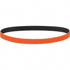 Dynabrade - 1/2" Wide x 24" OAL, 60 Grit, Ceramic Abrasive Belt - Ceramic, Coated, Y Weighted Cloth Backing, Wet/Dry - A1 Tooling