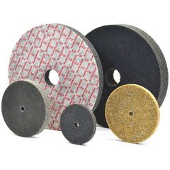 Superior Abrasives - Deburring Wheels; Wheel Type: Unitized ; Wheel Diameter (Inch): 2 ; Center Hole Size (Inch): 1/4 ; Abrasive Material: Aluminum Oxide ; Grade: Medium ; Density: 6 - Exact Industrial Supply