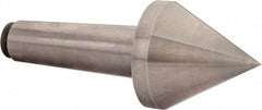 Riten - 3-1/2" Head Diam, Hardened Tool Steel Pipe Nose Point Solid Dead Center - 5MT Morse Taper, 3-1/2" Point Diam, 3.017" Point Length, 4.03" OAL - A1 Tooling