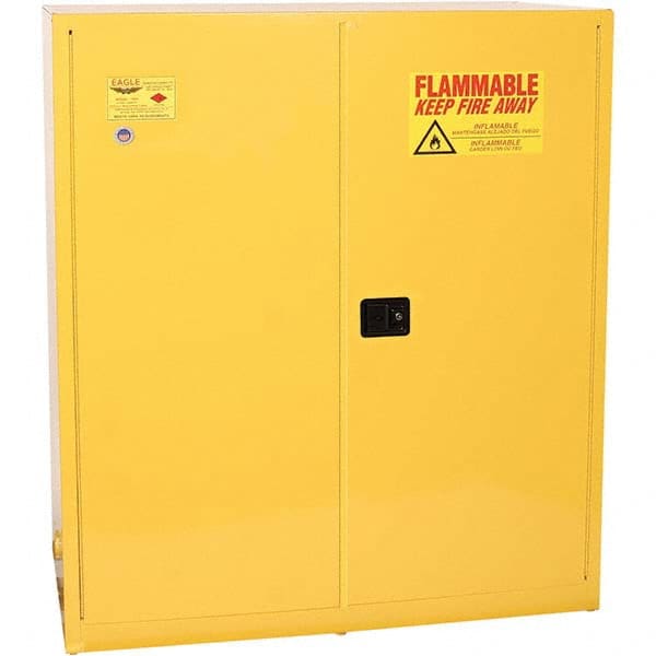 Eagle - Safety Cabinets Hazardous Chemical Type: Flammable and Combustible Liquids Color: Yellow - A1 Tooling