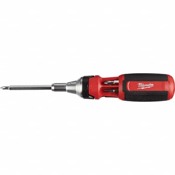 Milwaukee Tool - Screwdriver Bit Sets Type: Multi-Bit Screwdriver; Mulit-Purpose Tool Drive Size: 1/4 (Inch) - A1 Tooling