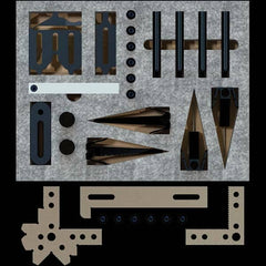 Phillips Precision - CMM Clamps Stud Thread Size: 1/4-20 Stud Length (Decimal Inch): 12 - A1 Tooling