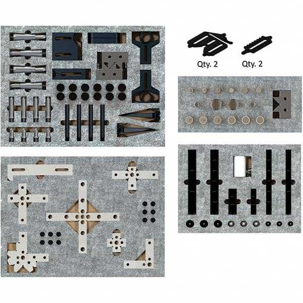 Phillips Precision - CMM Clamps Stud Thread Size: 1/4-20 Stud Length (Decimal Inch): 18 - A1 Tooling