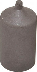 Cratex - 1" Max Diam x 1-3/4" Long, Cone, Rubberized Point - Medium Grade, Silicon Carbide, 1/4" Arbor Hole, Unmounted - A1 Tooling