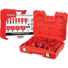 Freud - Hole Saw Kits Minimum Saw Diameter (Inch): 1-1/8 Maximum Saw Diameter (Inch): 4.5200 - A1 Tooling