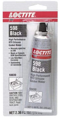 Loctite - 70ml High Performance RTV Silicone Gasket Maker - -75 to 625°F, Black, Comes in Tube - A1 Tooling