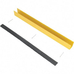 Vestil - 4-7/8" Long, Rubber Rack Guard - Yellow/Black - A1 Tooling