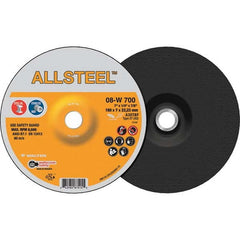 WALTER Surface Technologies - Depressed-Center Wheels Wheel Diameter (Inch): 7 Wheel Thickness (Inch): 1/4 - A1 Tooling