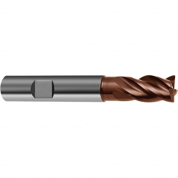 Guhring - 5/16", 4 Flute, Single End, Solid Carbide, Corner Chamfer End Mill - 2" OAL, 1/2 LOC, Right Hand Cut - A1 Tooling