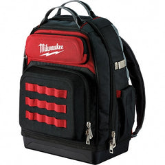 Milwaukee Tool - PACKOUT 48 Pocket, Ballistic Polyester, Red/Black Backpack Tool Bag - A1 Tooling