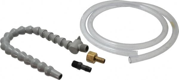 Graymills - 2 Piece, 60" Hose Length, 1/2" Nozzle Diam, 1/2" Hose ID, Coolant Hose Kit - For Flood-Type Coolant Systems - A1 Tooling