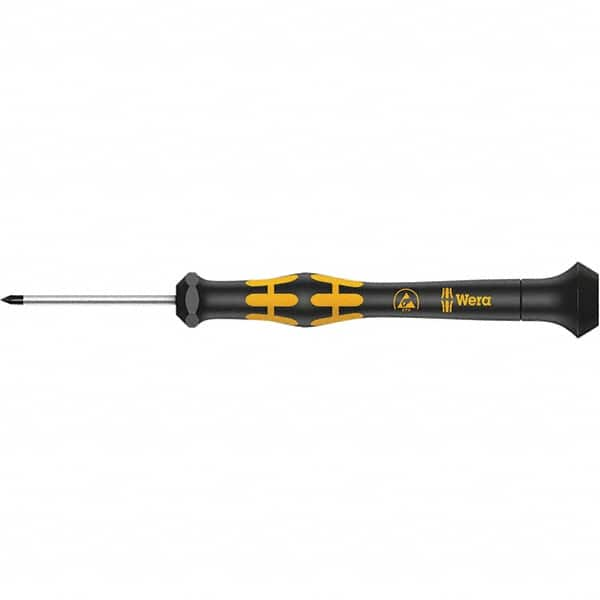 Wera - 1-47/64" Blade Length Microstix Screwdriver - 137mm OAL - A1 Tooling