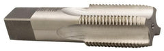 Value Collection - 7/8-14" BSPP, 5 Flutes, Bright Finish, High Speed Steel British Standard Pipe Tap - 1.125" Shank Diam, 0.843" Square Size, 1-3/4" Thread Length, 3-3/4" Overall Length - Exact Industrial Supply