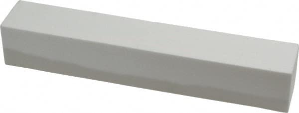 Norton - 150 Grit Aluminum Oxide Square Dressing Stick - 6 x 1 x 1, Very Fine Grade, Vitrified Bond - A1 Tooling