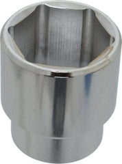 Proto - 1-1/2", 1/2" Drive, Standard Hand Socket - 6 Points, 2-1/4" OAL, Chrome Finish - A1 Tooling