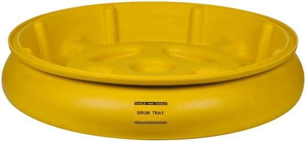 Eagle - 10 Gal Sump, 1,000 Lb Capacity, 1 Drum, Plastic Drum Tray - 6" High - A1 Tooling