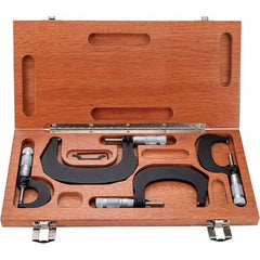 TESA Brown & Sharpe - Mechanical Outside Micrometer Sets Minimum Measurement (Inch): 0 Minimum Measurement (Decimal Inch): 0 - A1 Tooling