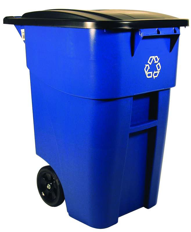 50 Gallon Brute Recycling Container with Lid - A1 Tooling