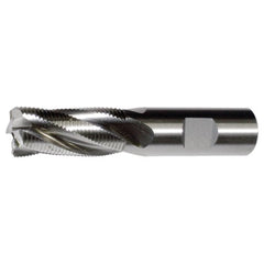 ‎5/8″ × 5/8″ × 1-5/8″ × 3-3/4″ RHS / RHC HSS-E (PM) Powder Metal Fine Profile Roughing End Mill - MF SE CC - Bright - Exact Industrial Supply