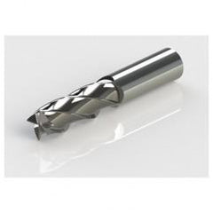 10mm Dia. x 120mm Overall Length 2-Flute Square End Solid Carbide SE End Mill-Round Shank-Center Cut-AlTiN - A1 Tooling