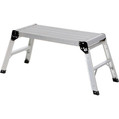 Aluminum Folding Step Platform 15 × 35″ - Exact Industrial Supply