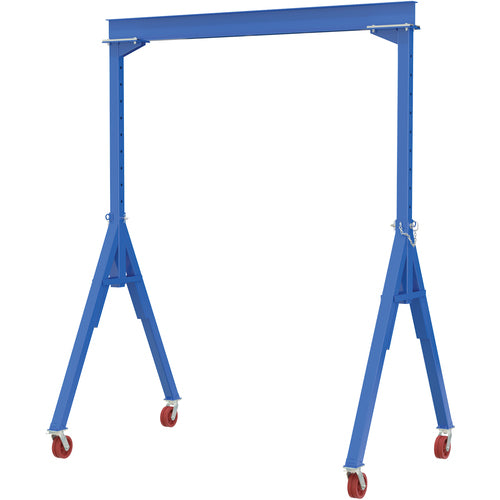 Adjustable Height Steel Gantry Crane 6K 10 × 16 VG Casters