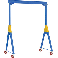 Knockdown Adjustable Steel Gantry Crane 6K 10 × 16 VG Casters