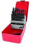 29 Pc. 1/16" - 1/2" by 64ths HSS Surface Treated Jobber Drill Set - A1 Tooling