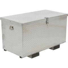 Aluminum Tool Box -Fork Pockets 24 × 48 - Exact Industrial Supply