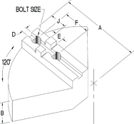 Soft Top Jaw 1/16" 90° Serrated - A1 Tooling