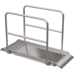 Alum Walk Ramp Handrail Overlap 72 × 28″ - Exact Industrial Supply