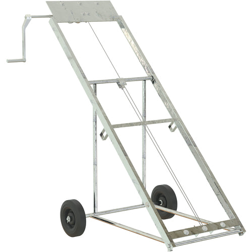 Alum Grip-Strut Walk Ramp 167.25 × 41.62 Wheels - Exact Industrial Supply