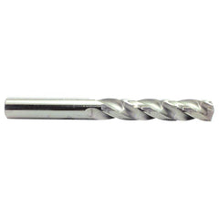 ‎13/32″ Dia. × 13/32″ Shank × 2-7/8″ Flute Length × 4-1/2″ OAL, 5xD, 150°, Bright, 3 Flute, External, Round Solid Carbide Drill - Exact Industrial Supply