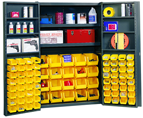 48 x 24 x 72'' (84 Bins Included) - Bin Storage Cabinet - A1 Tooling