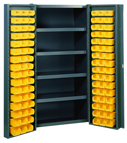 38 x 24 x 72'' (96 Bins Included) - Bin Storage Cabinet - A1 Tooling