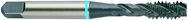 M8 x 1 25 Dia. - D5 - 3 FL - Spiral Flute Modi Bottom Super HSS Steam Oxide Tap - A1 Tooling