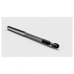 .250 Dia. - .250" LOC - 3" OAL 2 FL Ball Nose Carbide End Mill with 2.00 Reach-Nano Coated - A1 Tooling