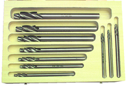 10 Pc. HSS - #4 - 1/2" - 1/64" Oversized Pilots-Capscrew Counterbore Set - A1 Tooling